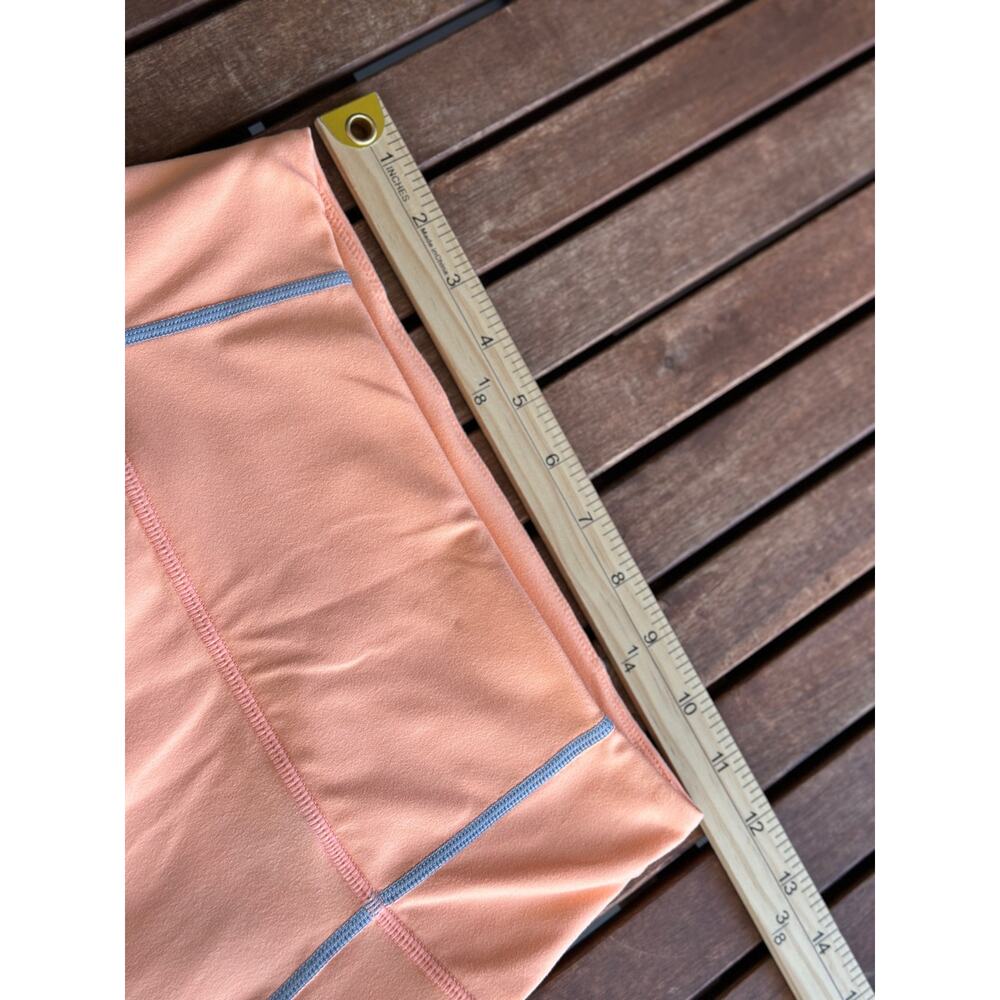 Free People Movement You’re A Peach Sport Leggings Size XS 7/8 Length Orange Gym - Picture 8 of 11